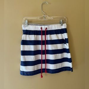 Vineyard Vines Nautical Navy White Striped Skirt XS